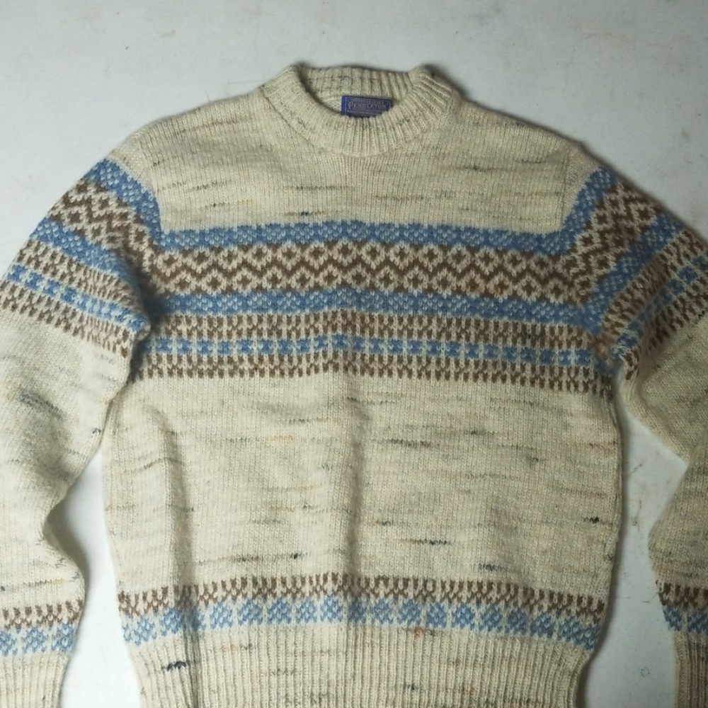 Vintage Pendleton Fair Isle Wool Sweater